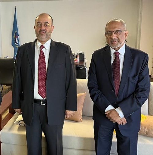 Dr. Hamad Al Ghafri and Dr. Shamil Wanigaratne